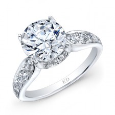 WHITE GOLD CLASSIC DIAMOND BRIDAL RING