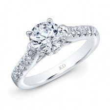 WHITE GOLD CLASSIC DIAMOND BRIDAL RING